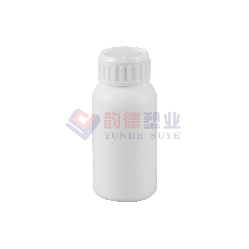 ขวดกลมพลาสติกฟลูออรีนสีขาวบริสุทธิ์ 100ml-02