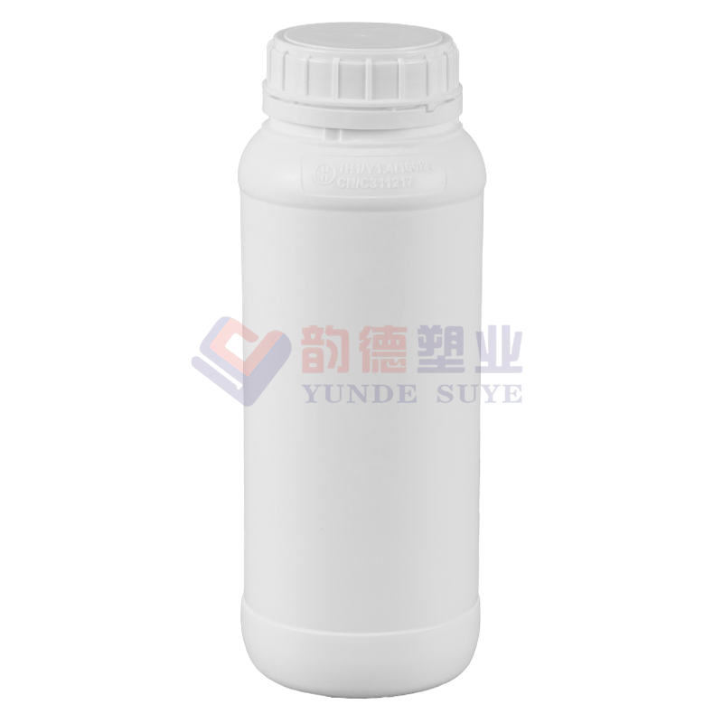 ขวดกลมเคมีฟลูออไรด์สีขาวบริสุทธิ์หนา 1L-07