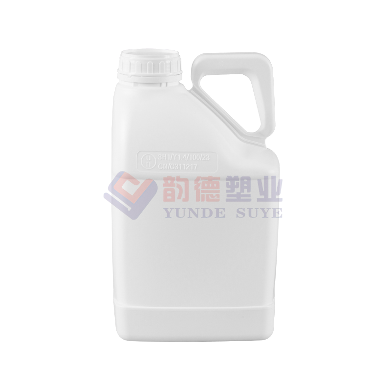 ถังเหลี่ยมพลาสติกฟลูออริเนตสีขาวบริสุทธิ์ 5L-03