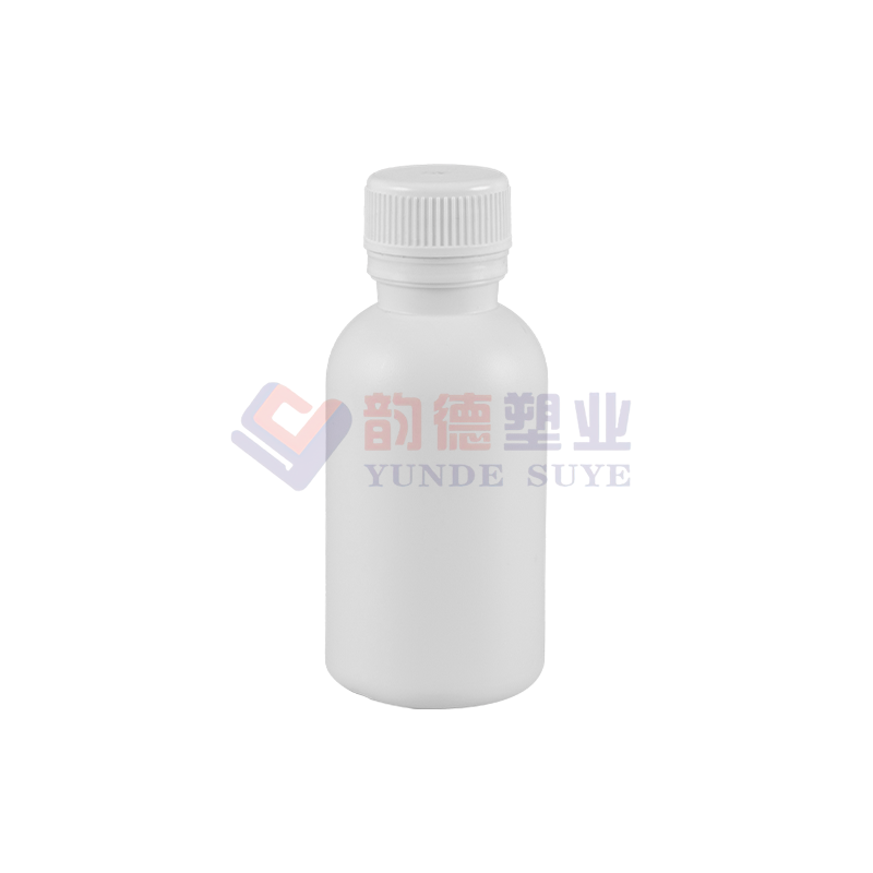 ขวดกลมพลาสติกฟลูออไรด์โปร่งแสง 100ml-01(B)